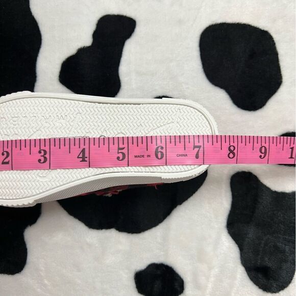 NWOT Blowfish Red and Black Buffalo Plaid Sherpa Lined Sneakers Toddler Sz 10 - Picture 8 of 9